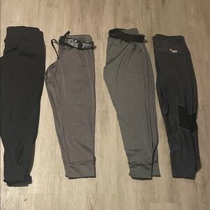 Victoria's Secret Leggings - Black and Gray
